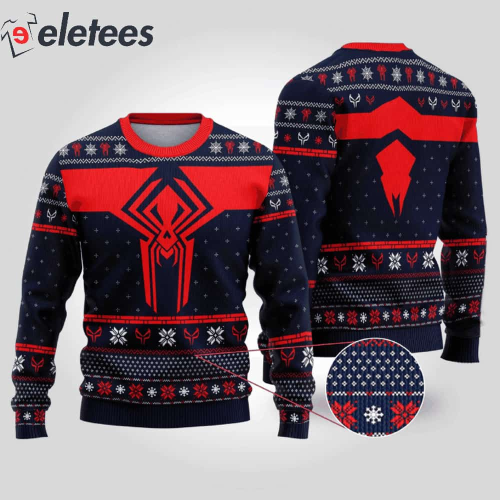 Spider-Man 2099 Supperhero Ugly Christmas Sweater