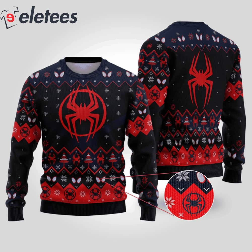 Spider-Man Across The SpiderVerse Ugly Christmas Sweater