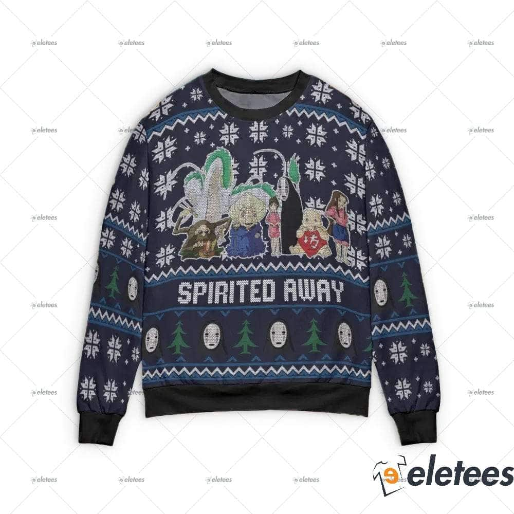 Spirited Away Ugly Christmas Sweater