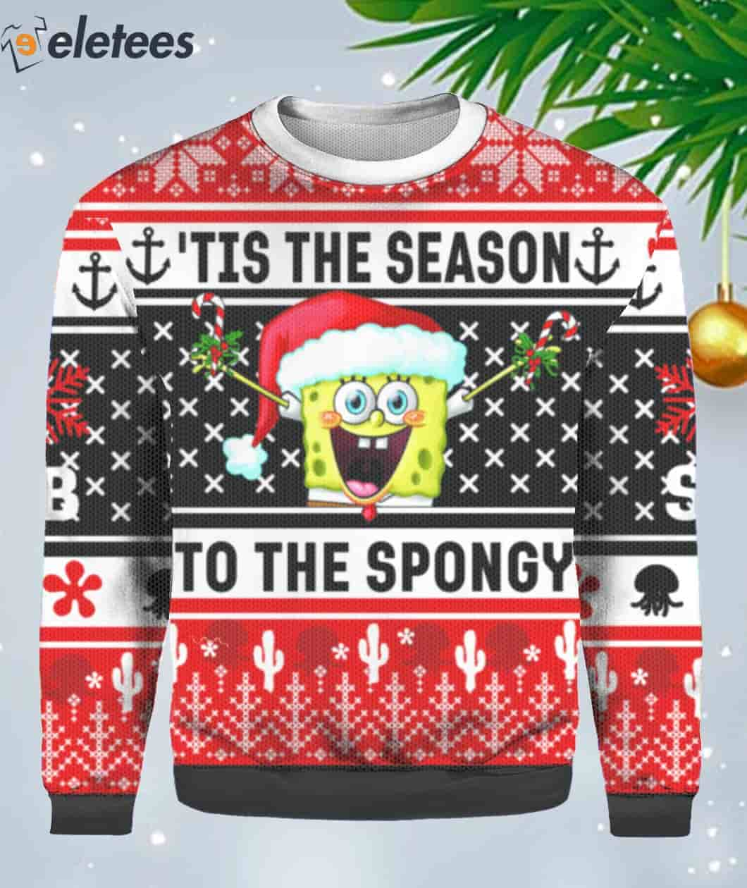 SpongeBob SquarePants Ugly Christmas Sweater