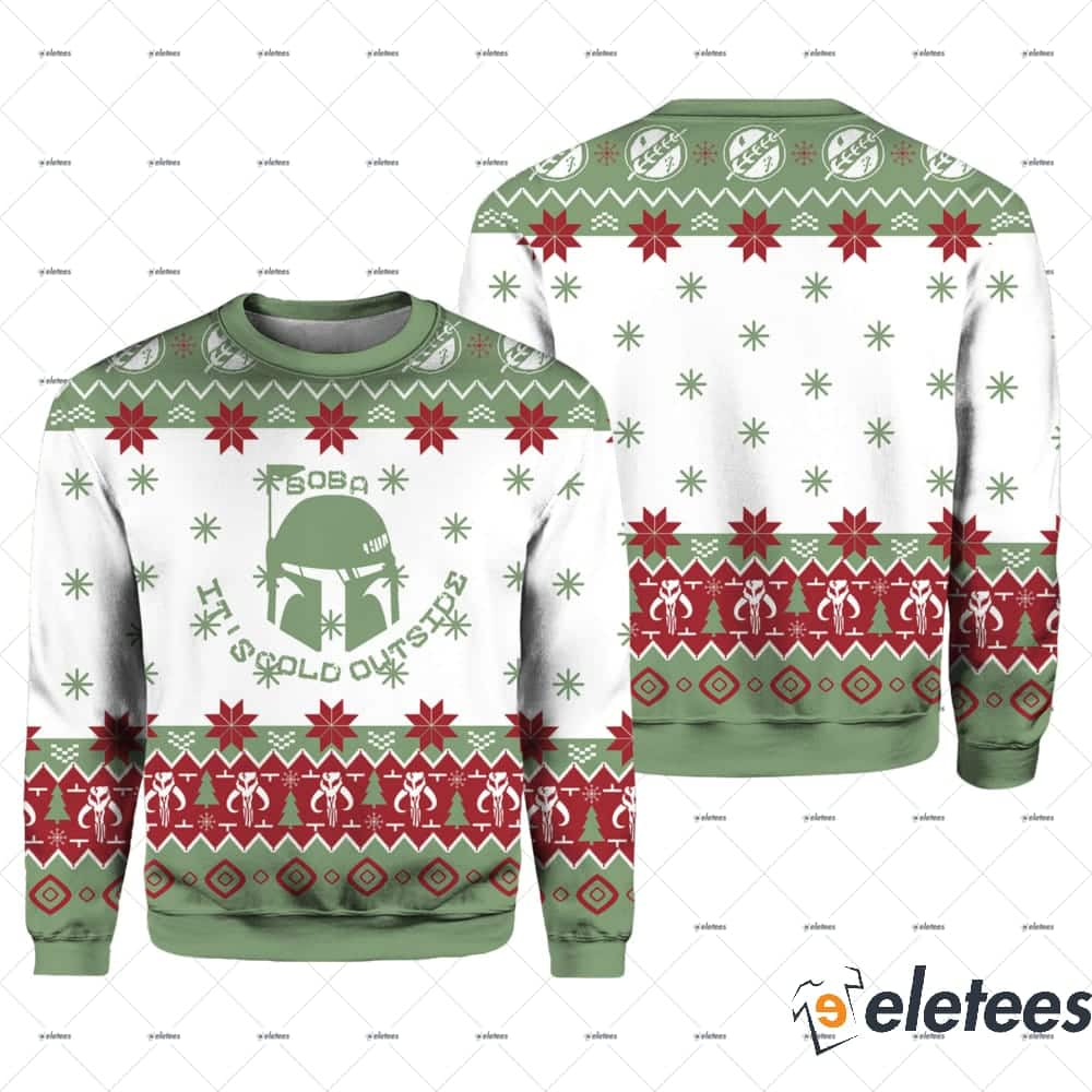 Star Wars Boba Fett Boba It's Cold Outside Ugly Christmas Sweater