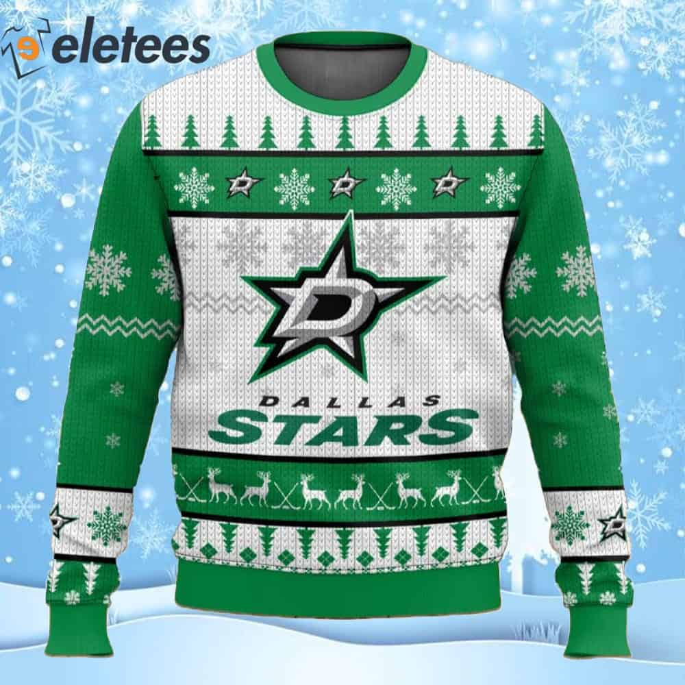 Stars Hockey Ugly Christmas Sweater