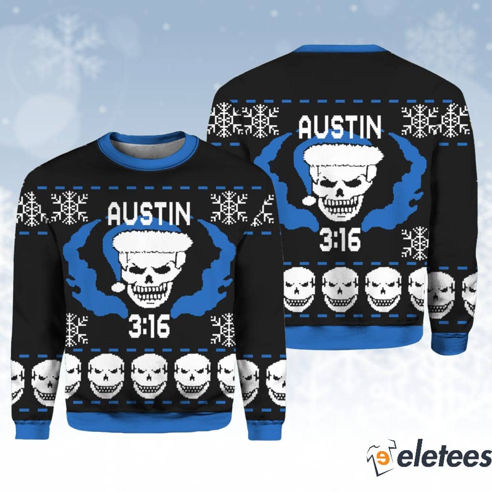 Stone Cold Steve Austin 316 Ugly Christmas Sweater