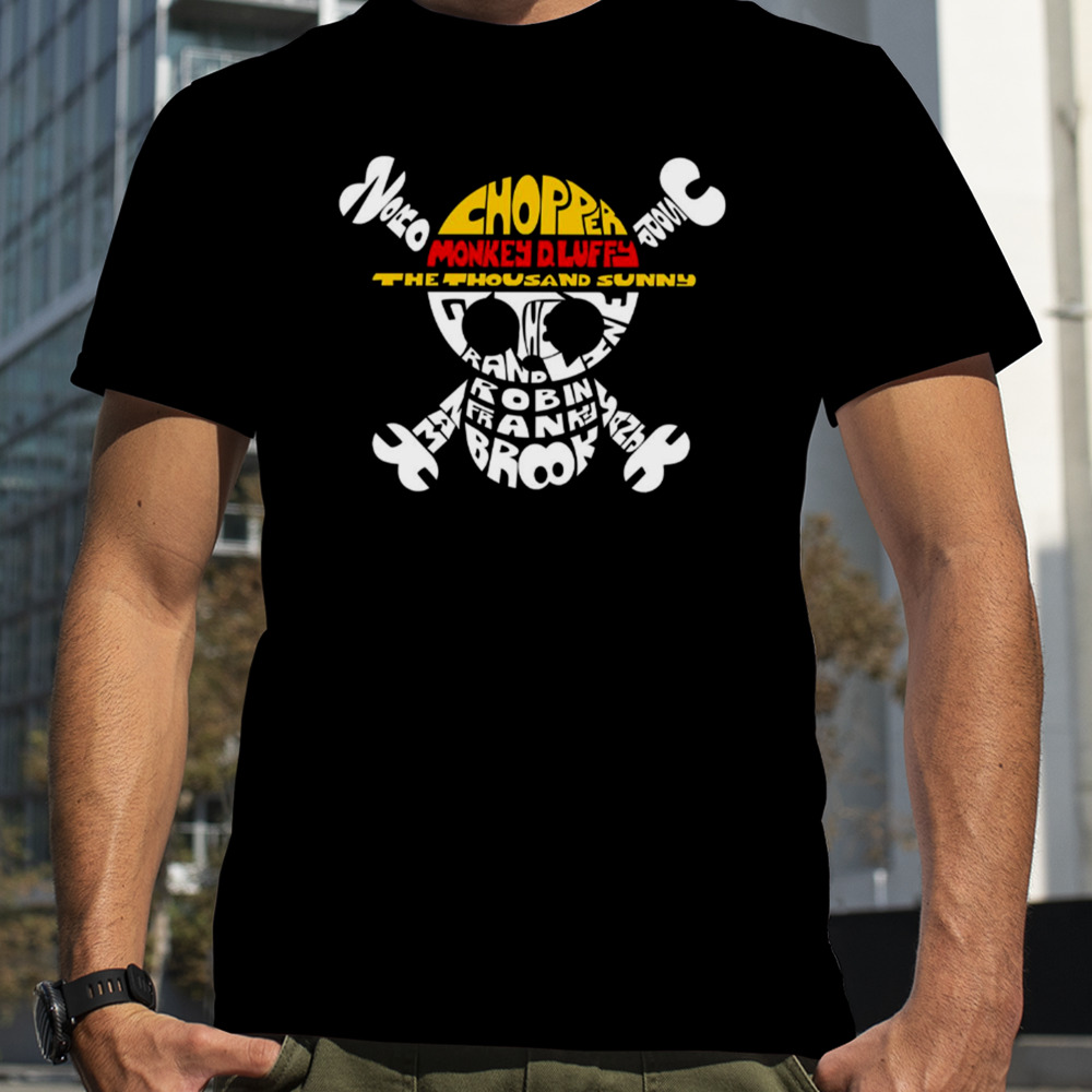 Straw Hat One Piece Anime Logo shirt