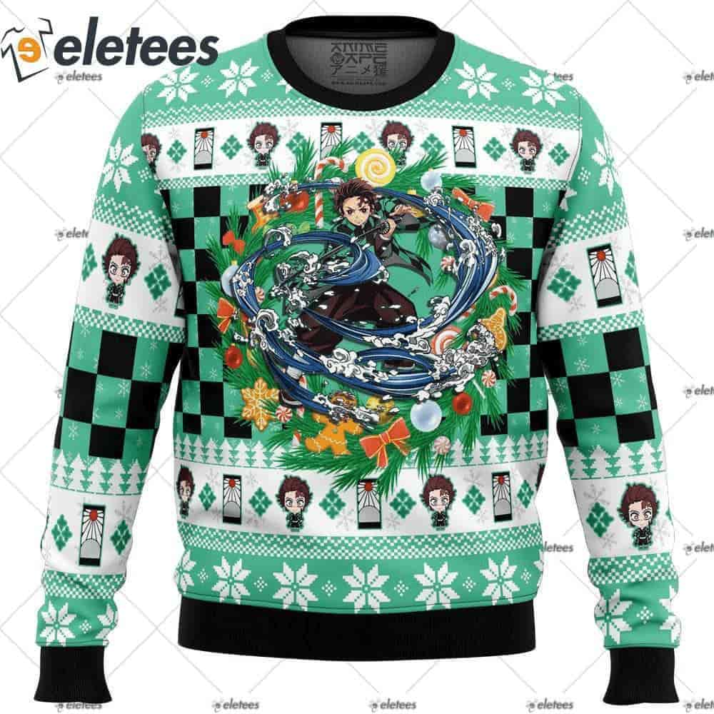 Tanjiro Kamado Demon Slayer Ugly Christmas Sweater