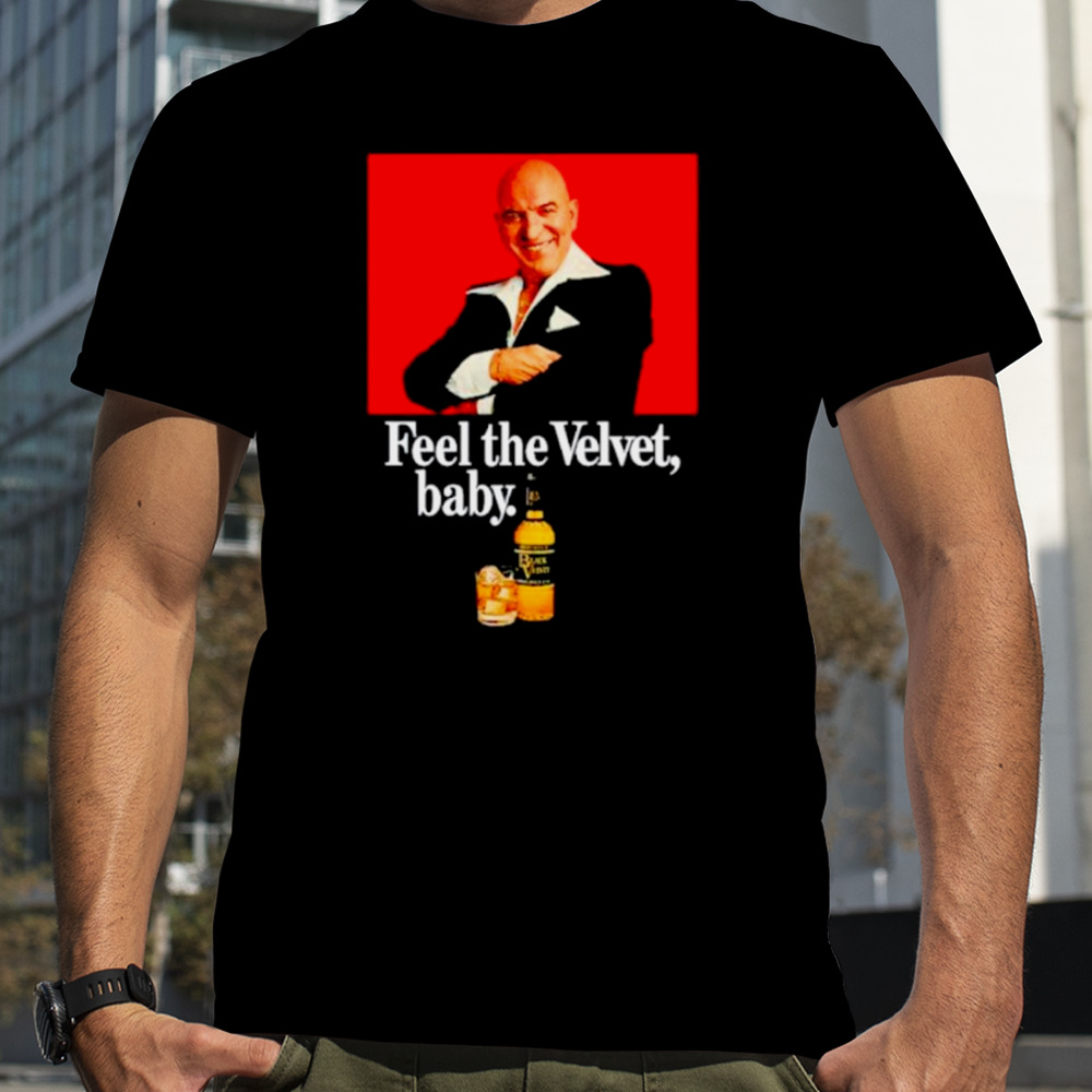 Telly Savalas feel the velvet baby shirt