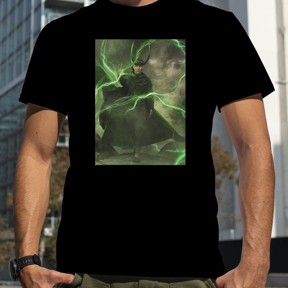 Textless Poster Of Loki Season 2 God Of Stories And Time Marvel Studios T-Shirt