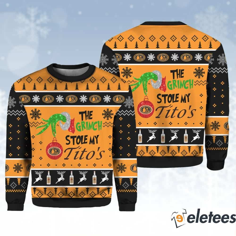 The Grnch Stole My Tito's Ugly Christmas Sweater