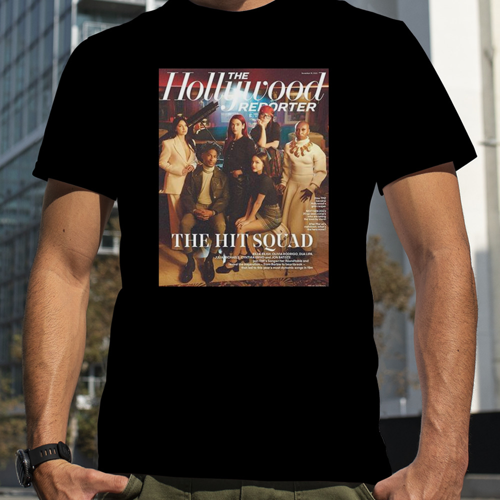 The Hollywood Reporter The Hit Squad Billie Eilish Olivia Rodrigo Dua Lipa 2023 T-Shirt