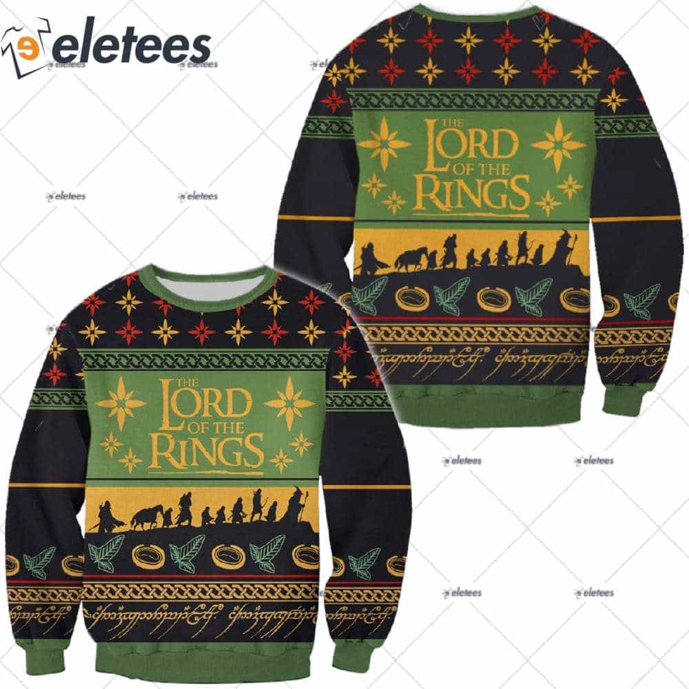 The Lord Of Rings Christmas Ugly Sweater
