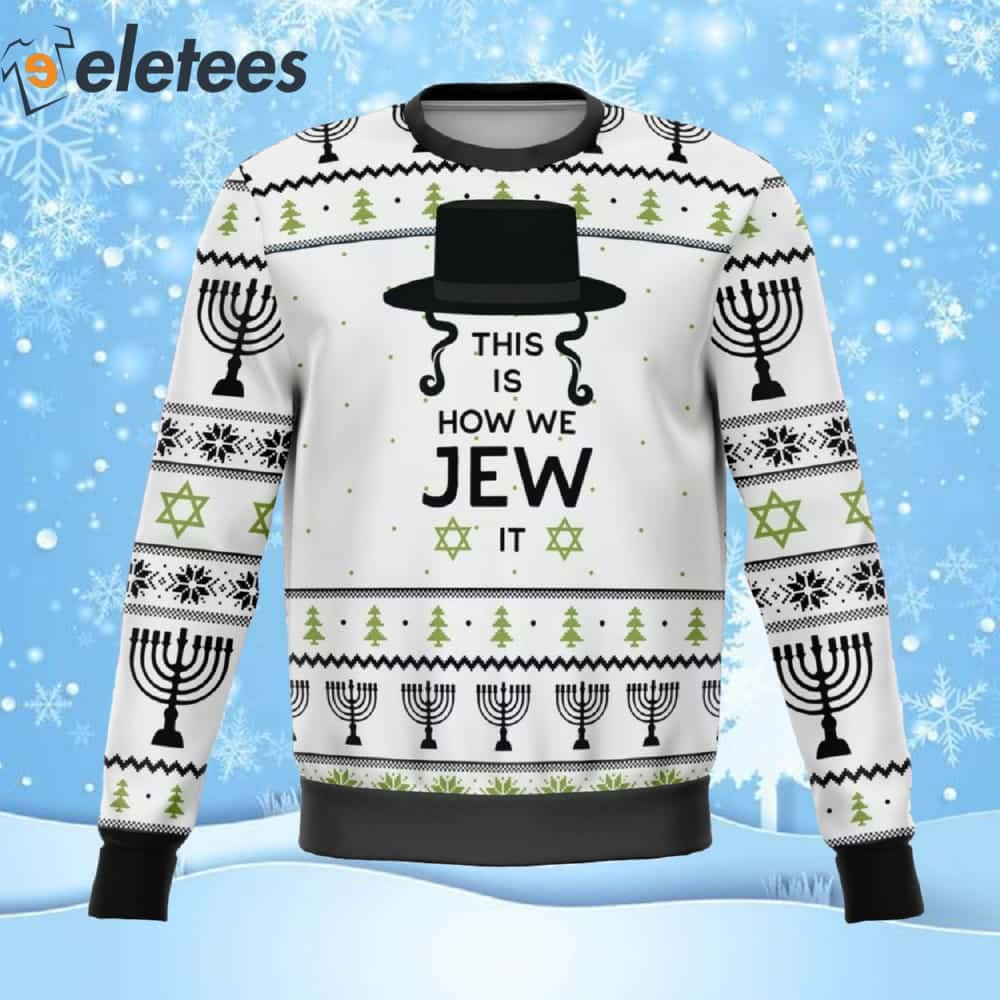 This Is How Jew It Ugly Christmas Sweater