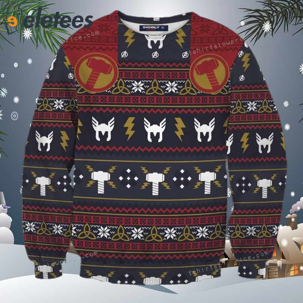 Thunder God Ugly Sweater