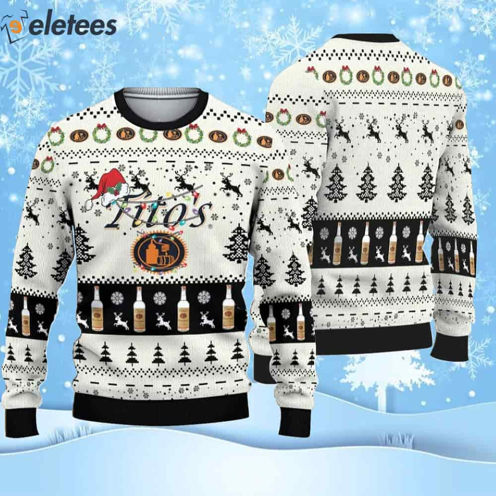 Tito's Handmade Vodka Ugly Christmas Sweater