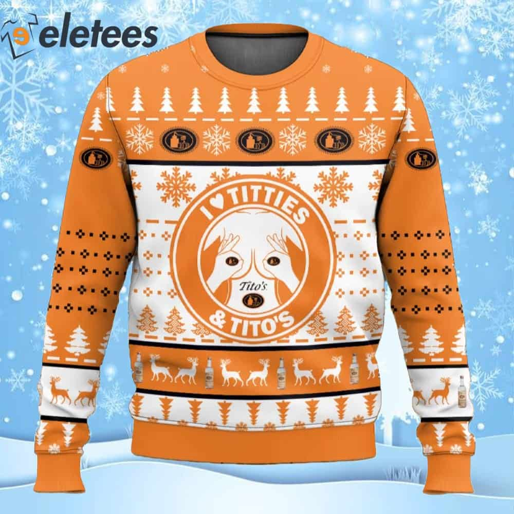 Tito's Titties Ugly Christmas Sweater