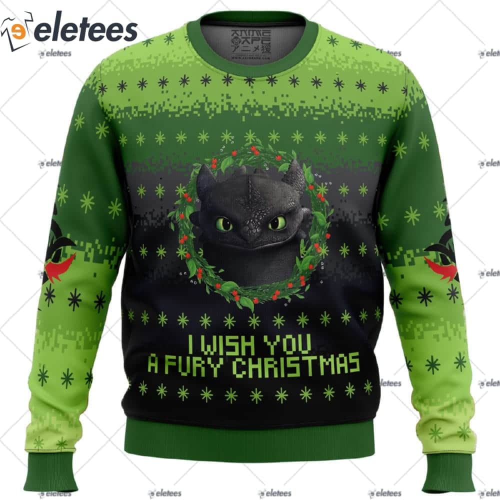 Toothless Ugly Christmas Sweater