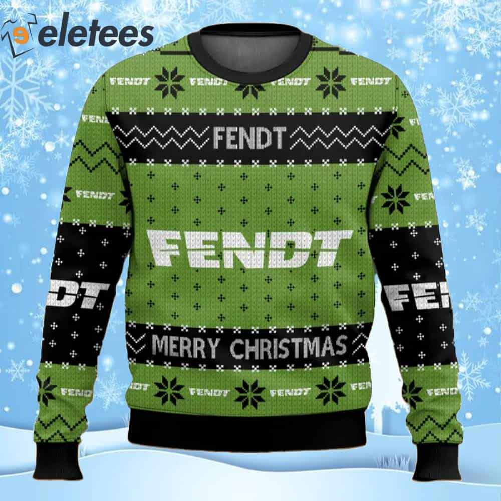 Tractor Fendt Ugly Christmas Sweater