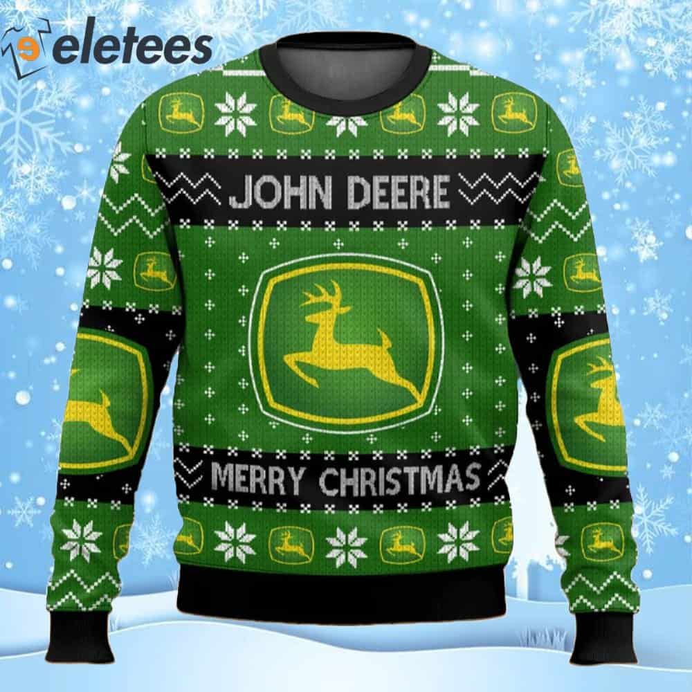 Tractor John Deere Ugly Christmas Sweater