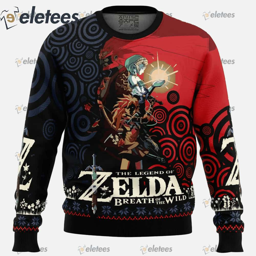 Triforce Legend of Zelda Ugly Christmas Sweater