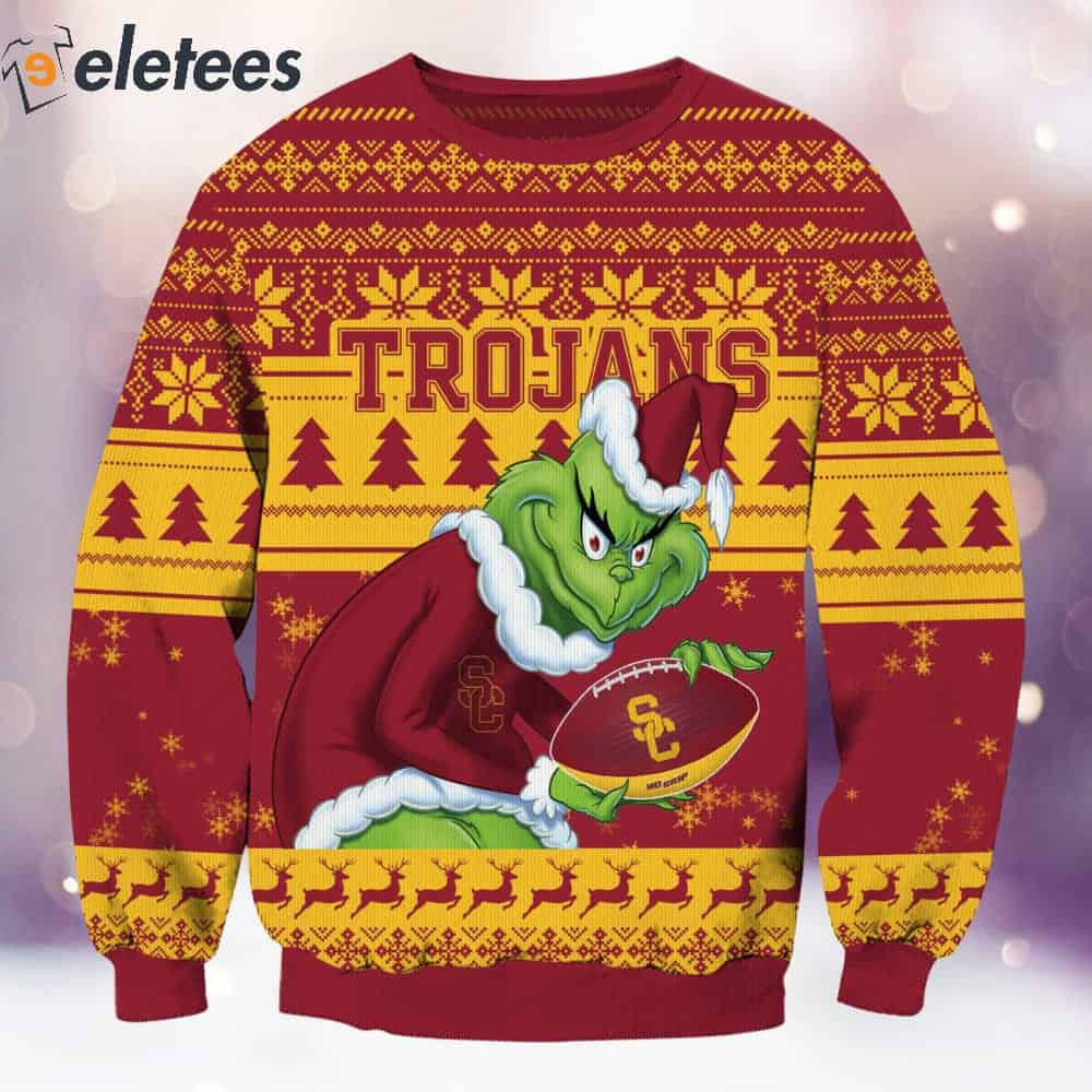 Trojans Grnch Christmas Ugly Sweater