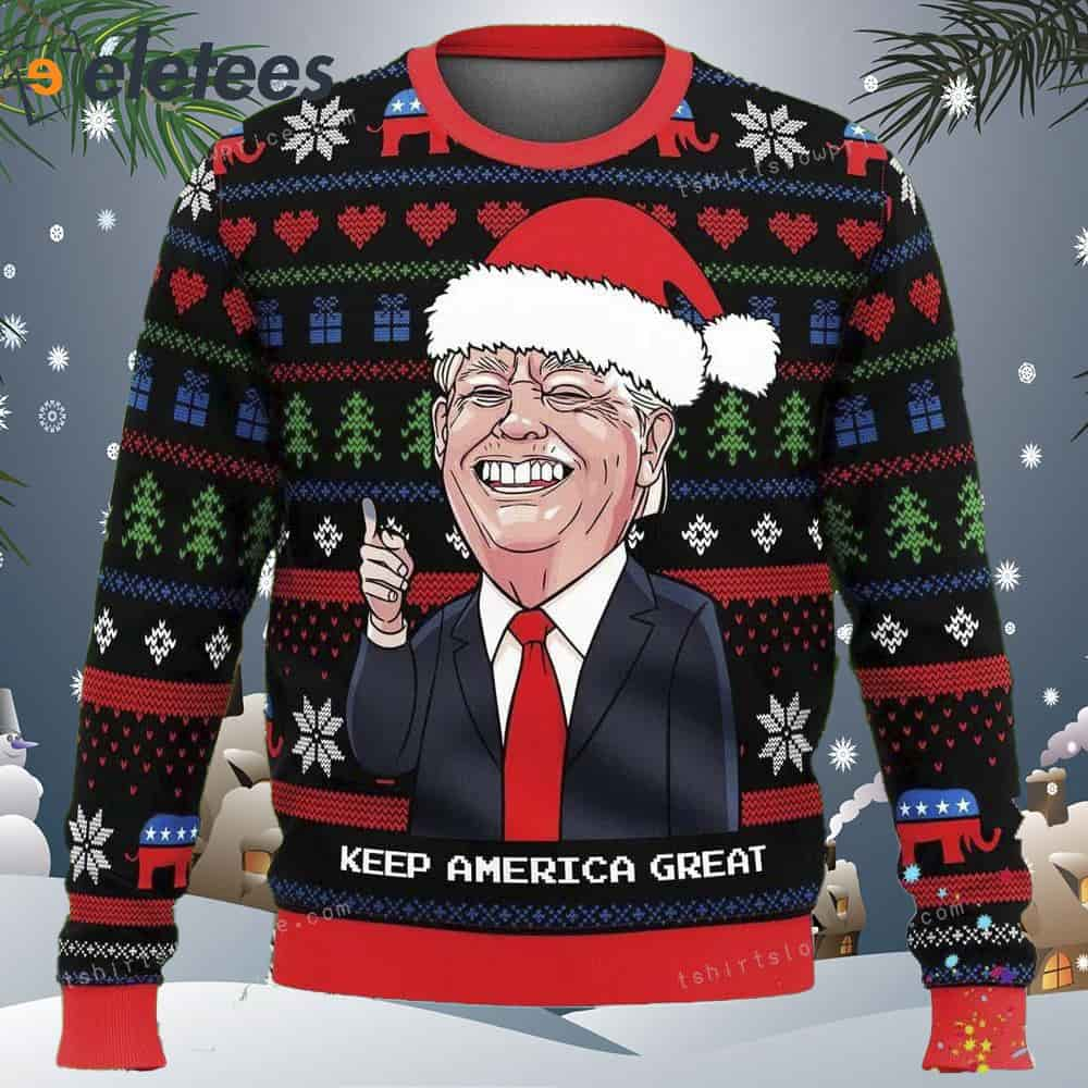 Trump Keep America Great Ugly Sweater