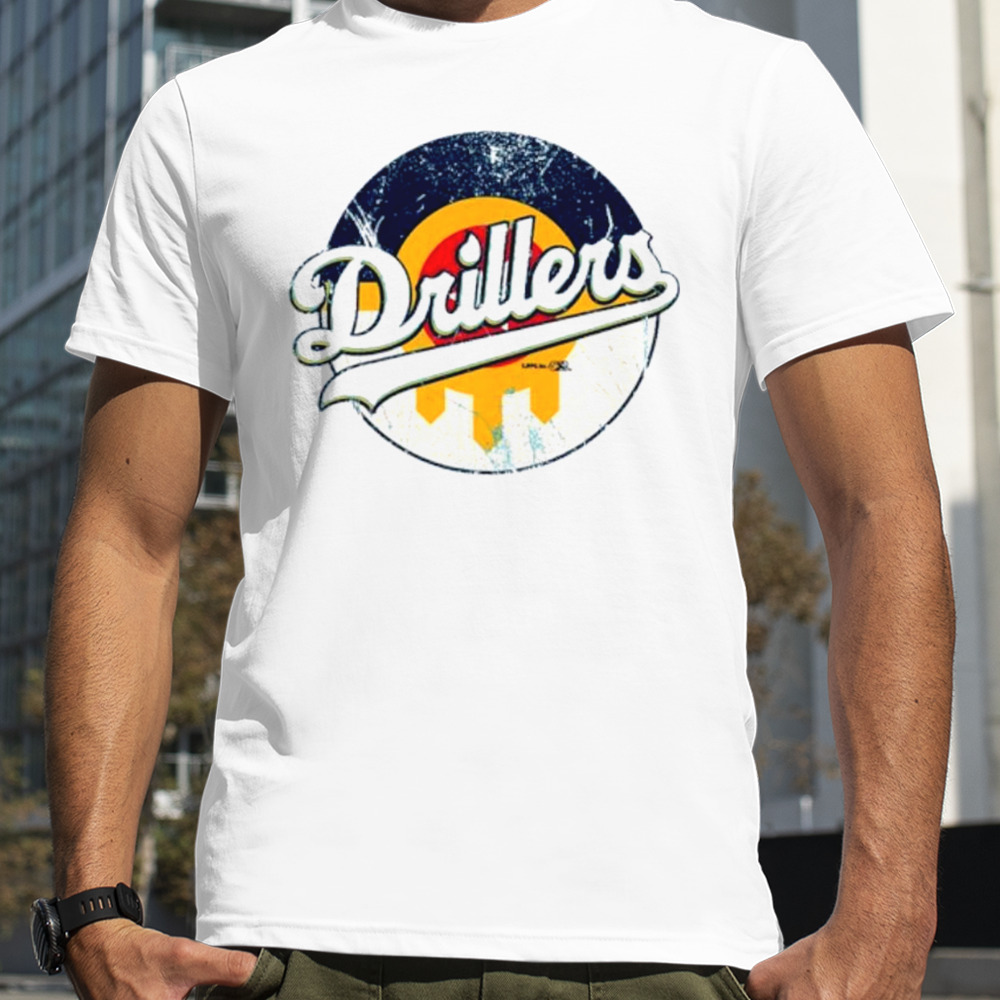 Tulsa Drillers retro logo shirt