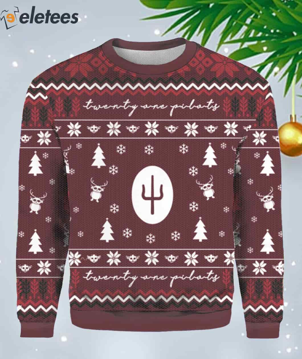 Twenty One Pilots Saves The Year Christmas Sweater