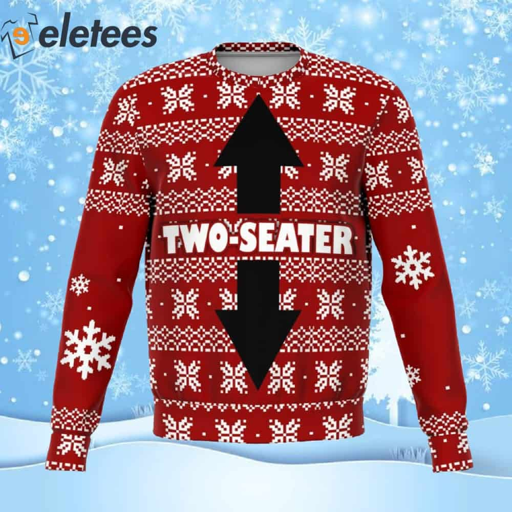 Two Seater Ugly Christmas Sweater