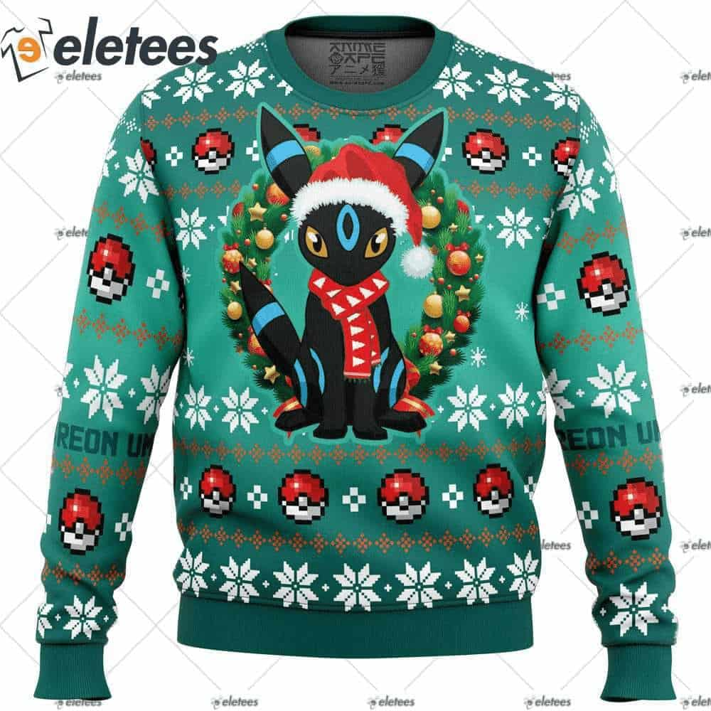 Umbreon Pokemon Ugly Christmas Sweater