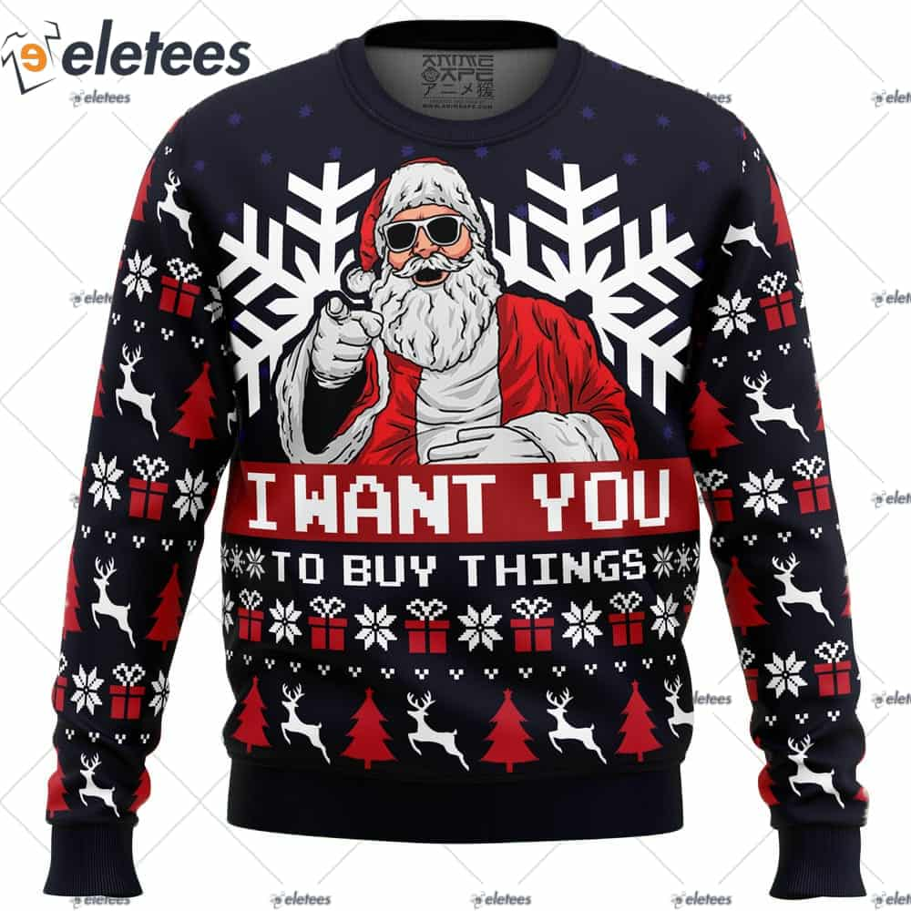 Uncle Santa Claus Ugly Christmas Sweater