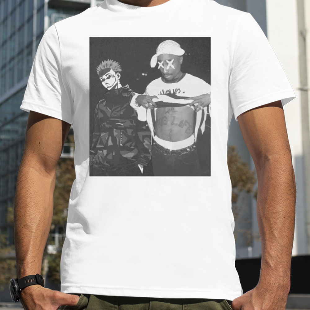 Yuta Itadori And Tupac Shakur King Of Curses T-Shirt