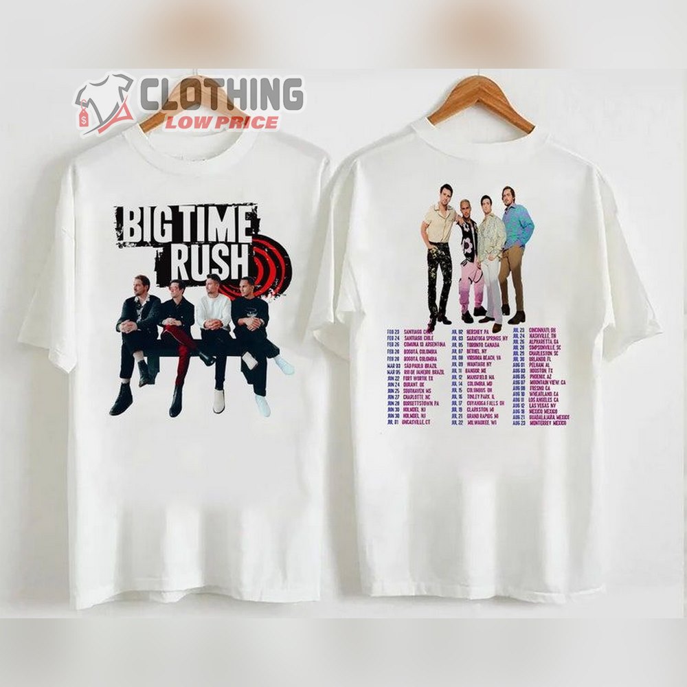 2023 Big Time Rush Tour Shirt, Can't Get Enough Tour 2023 Merch