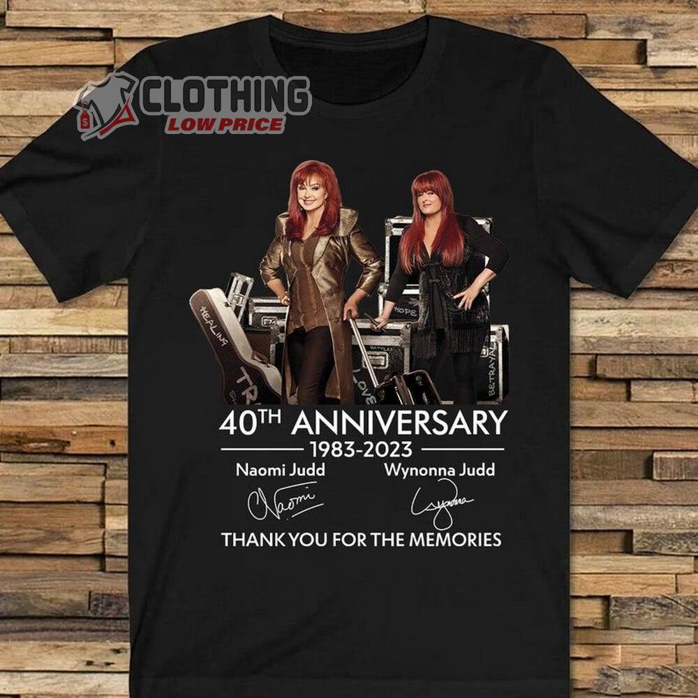 2023 The Judds Unisex Merch,The Judds Naomi Wynonna Anniversary 2023 Shirt