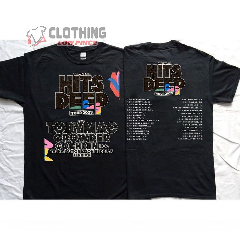 2023 Tobymac Hits Deep Tour Shirt, Tobymac Tour 2023 Shirt, Tobymac Merch