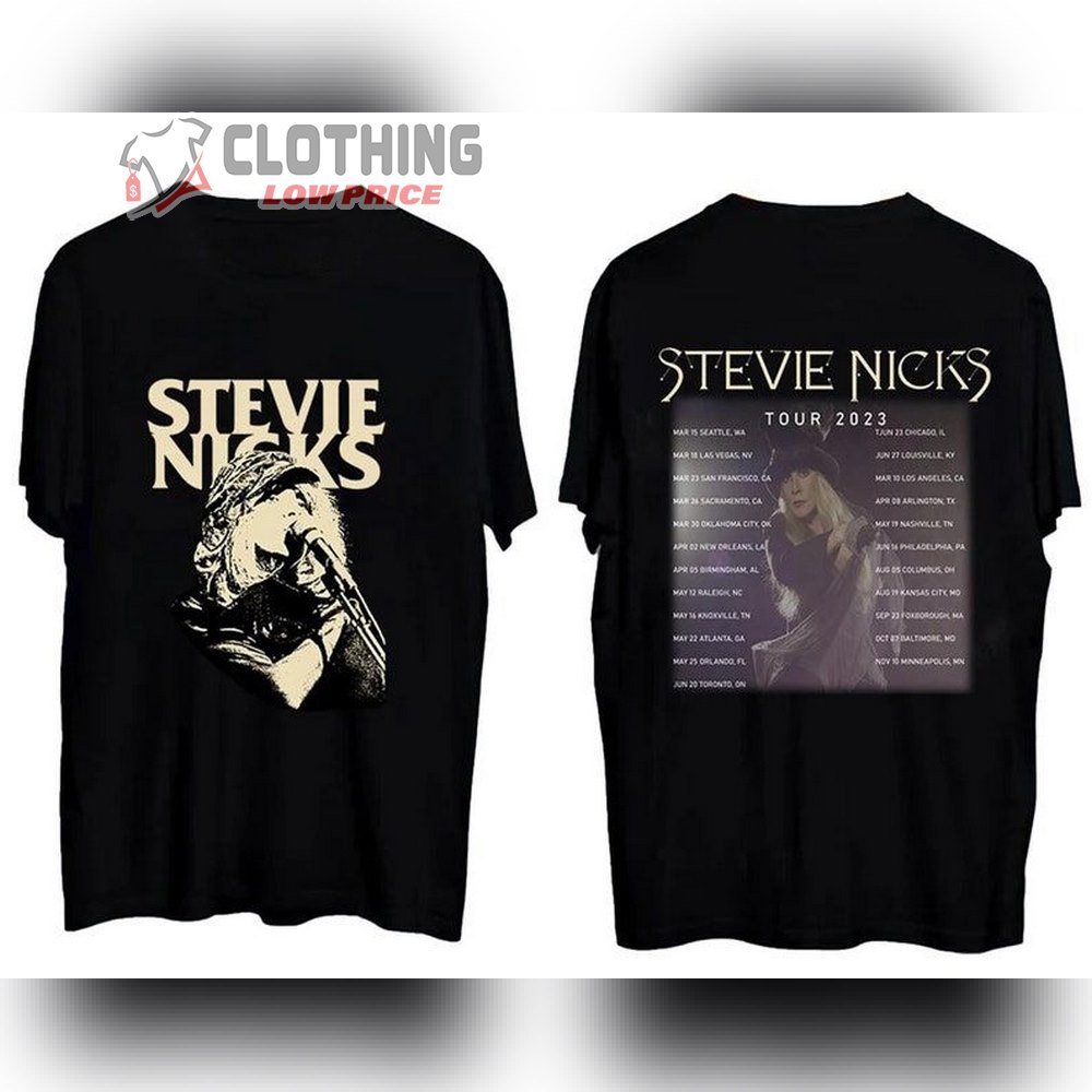 2023 Tour Stevie Nicks Live In Concert Merch, Stevie Nicks Unisex T-Shirt