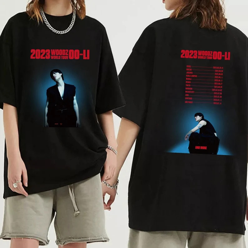 2023 Woodz World Tour 00-LI Merch, Cho Seung-Youn Concert 2023 Shirt, Woodz World Tour 2023 T-Shirt