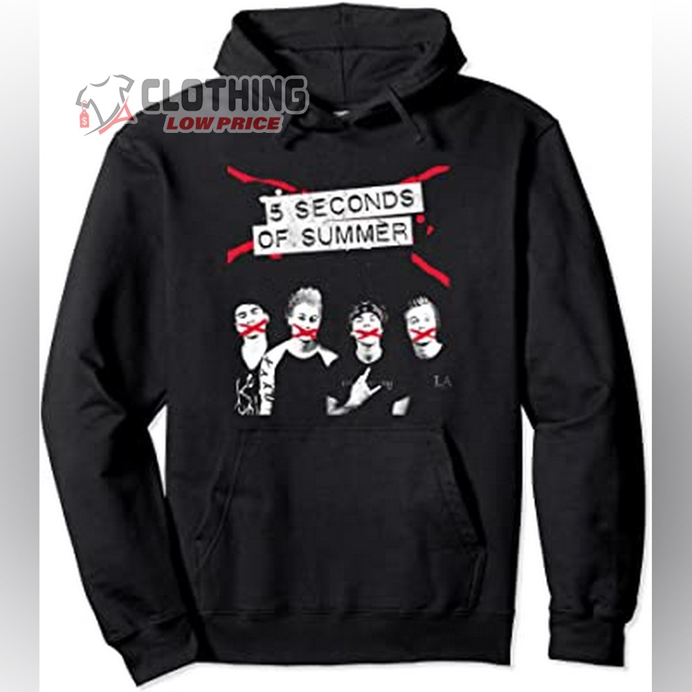 5 Seconds Of Summer Tour Hoodie, 5 Sos Tour 2023 Merch, 5 Seconds Of Summer Song T- Shirt