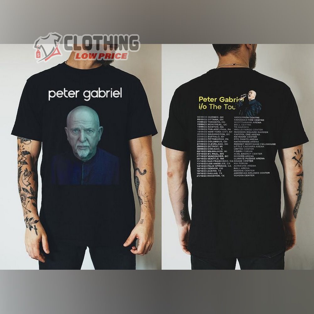 90S Vintage Peter Gabriel Shirt, Peter Gabriel I-O The Tour 2023 T-Shirt, Peter Gabriel Tour Merch, I-O Tour Merch, Peter Gabriel Fan Gift