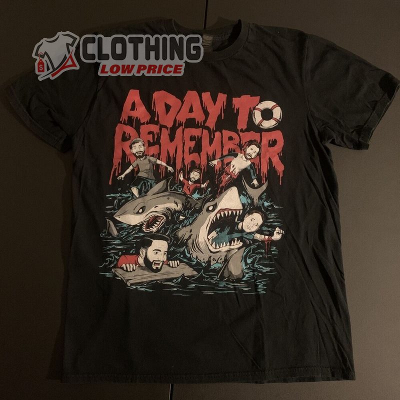 A Day To Remember T Shirt, Medium Rare Shark Shark Week