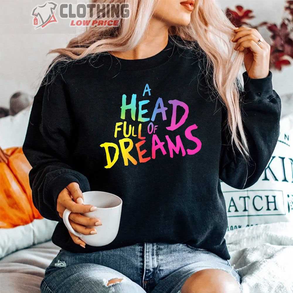 A Head Full Of Dreams Merch, Coldplay Music of the Spheres Tour Shirt, A Head Full Of Dreams Album T-Shirt