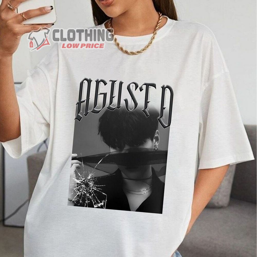 Agust D Vintage Tour Shirt, Agust D D-Day Shirt, Agust D Aesthetic Merch