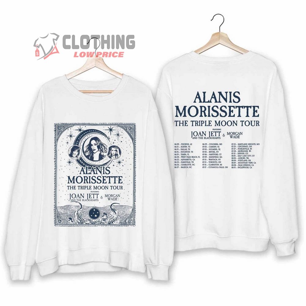 Alanis Morissette The Triple Moon Tour 2024 Merch, Alanis Morissette