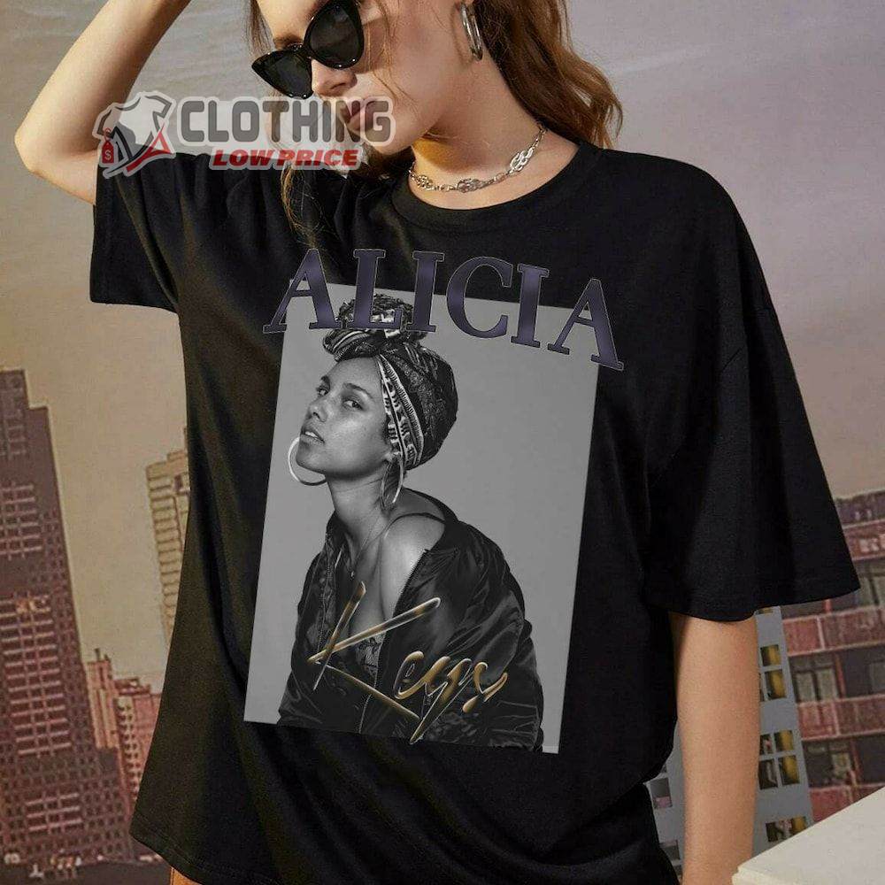 Alicia Keys Unisex Merch, Alicia Keys To The Summer Tour Shirt, Alicia Keys Songs T-Shirt