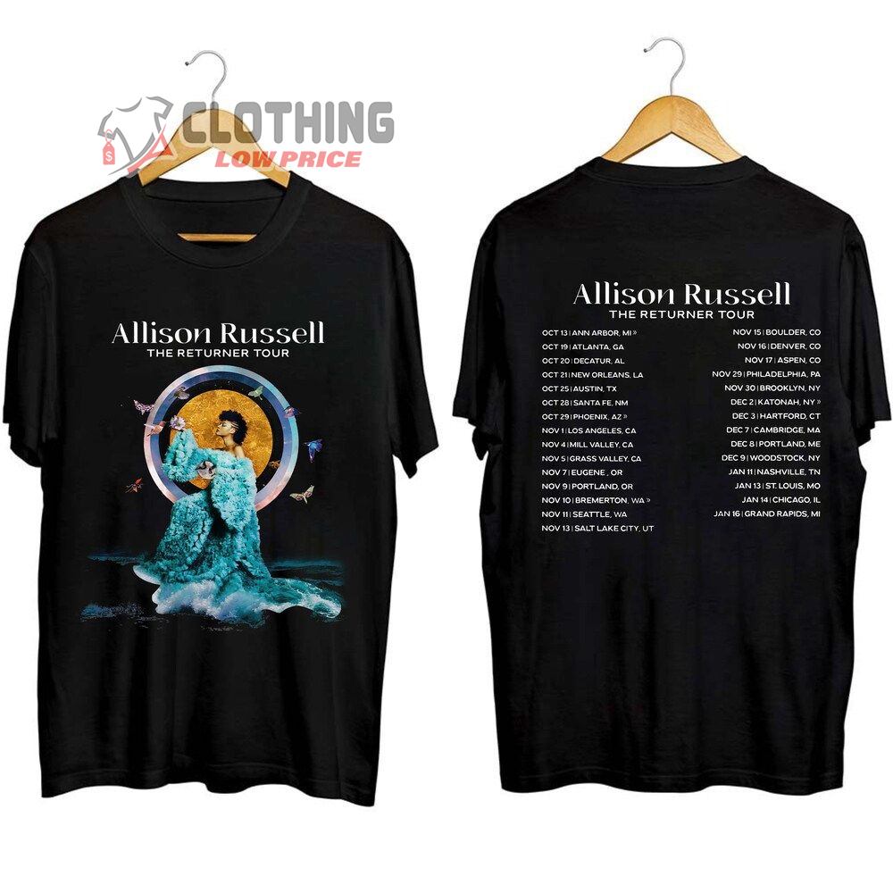 Allison Russell The Returner Tour Dates 2023 Merch, Allison Russell Setlist Tour 2023 Shirt, Allison Russell 2023 Concert T-Shirt