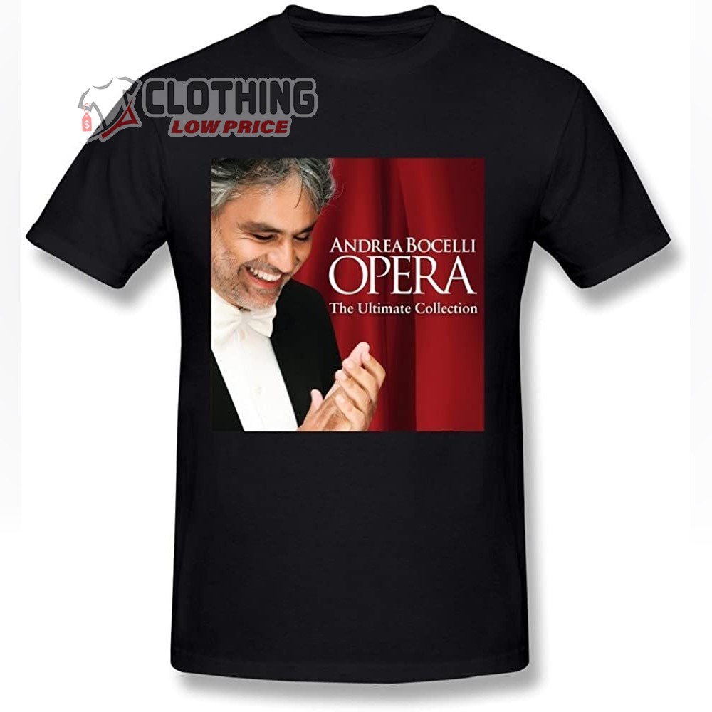 Andrea Bocelli Tour 2022 Usa Merch, Bocelli Christmas Album Shirt, Andrea Bocelli Concerts 2023 Dates T-Shirt