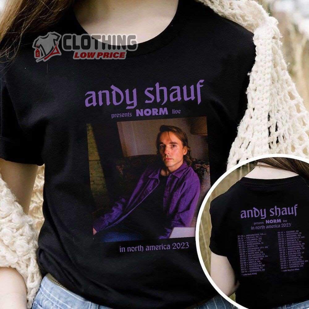 Andy Shauf Presents Norm Live In North America 2023 Tour Merch Andy Shauf Concert 2023 Tickets T-Shirt