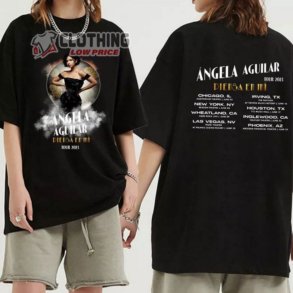 Angela Aguilar Piensa En Mi Tour 2023 Shirt, Angela Aguilar Piensa En Mi Concert Shirt, Ángela Aguilar 2023 Tour Merch