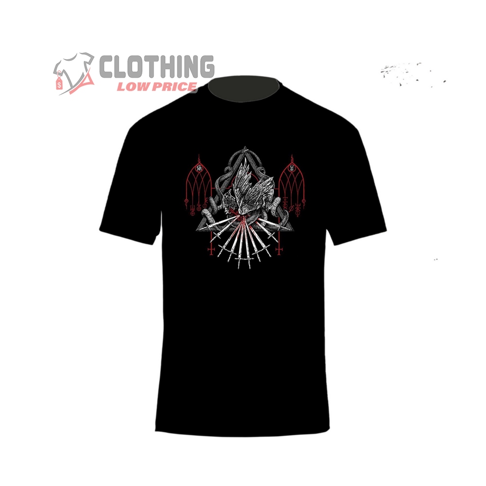 Angels Hung from the Arches of Heaven Merch, Goatwhore Album Shirt, Goatwhore November 2023 US Headlining Tour T-Shirt