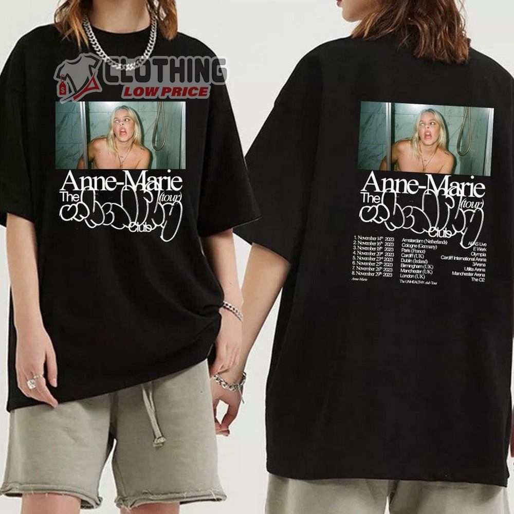 Anne-Marie The Unhealthy Club Tour 2023 Unisex Sweatshirt, The Unhealthy Club Concert T-Shirt, Anne-Marie 2023 Merch