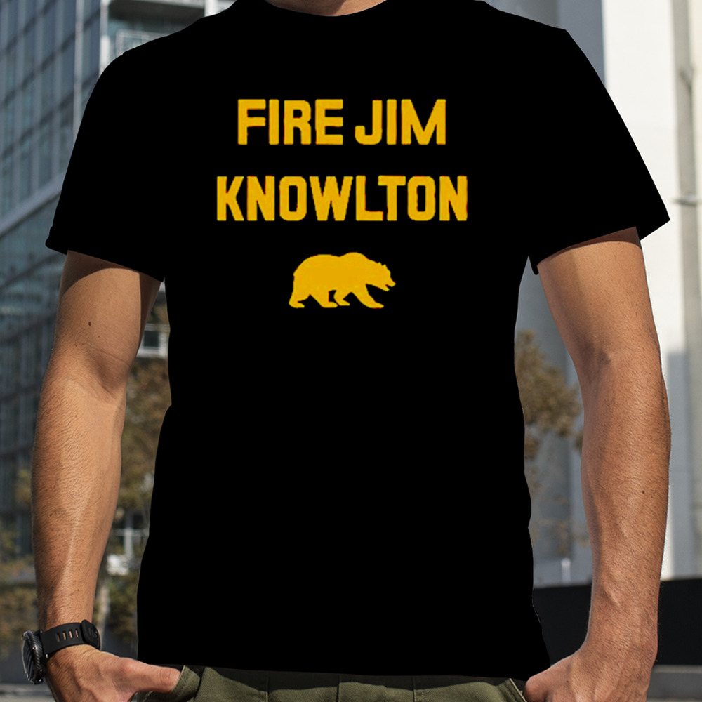 California Golden Bears Fire jim knowlton shirt