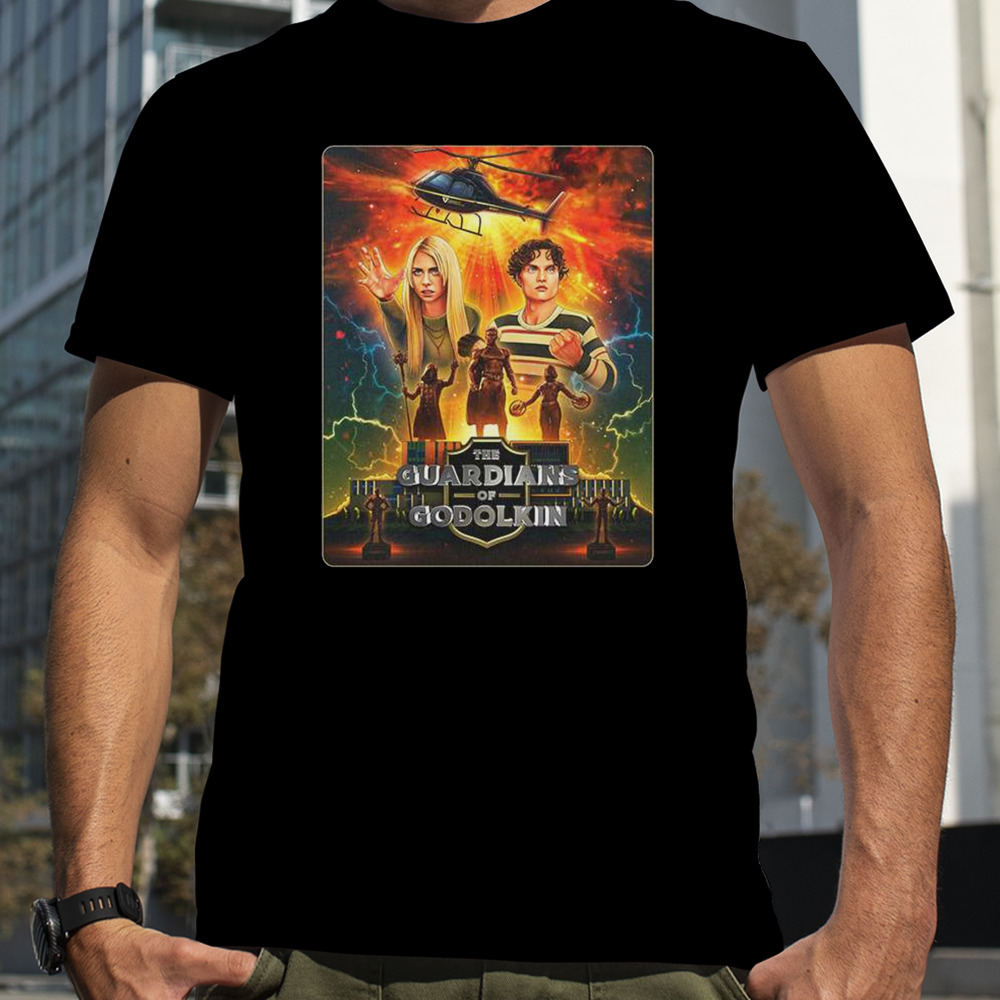 Funny Vought International Cate Dunlap And Sam Riordan The Guardians Of Godolkin Poster T-Shirt